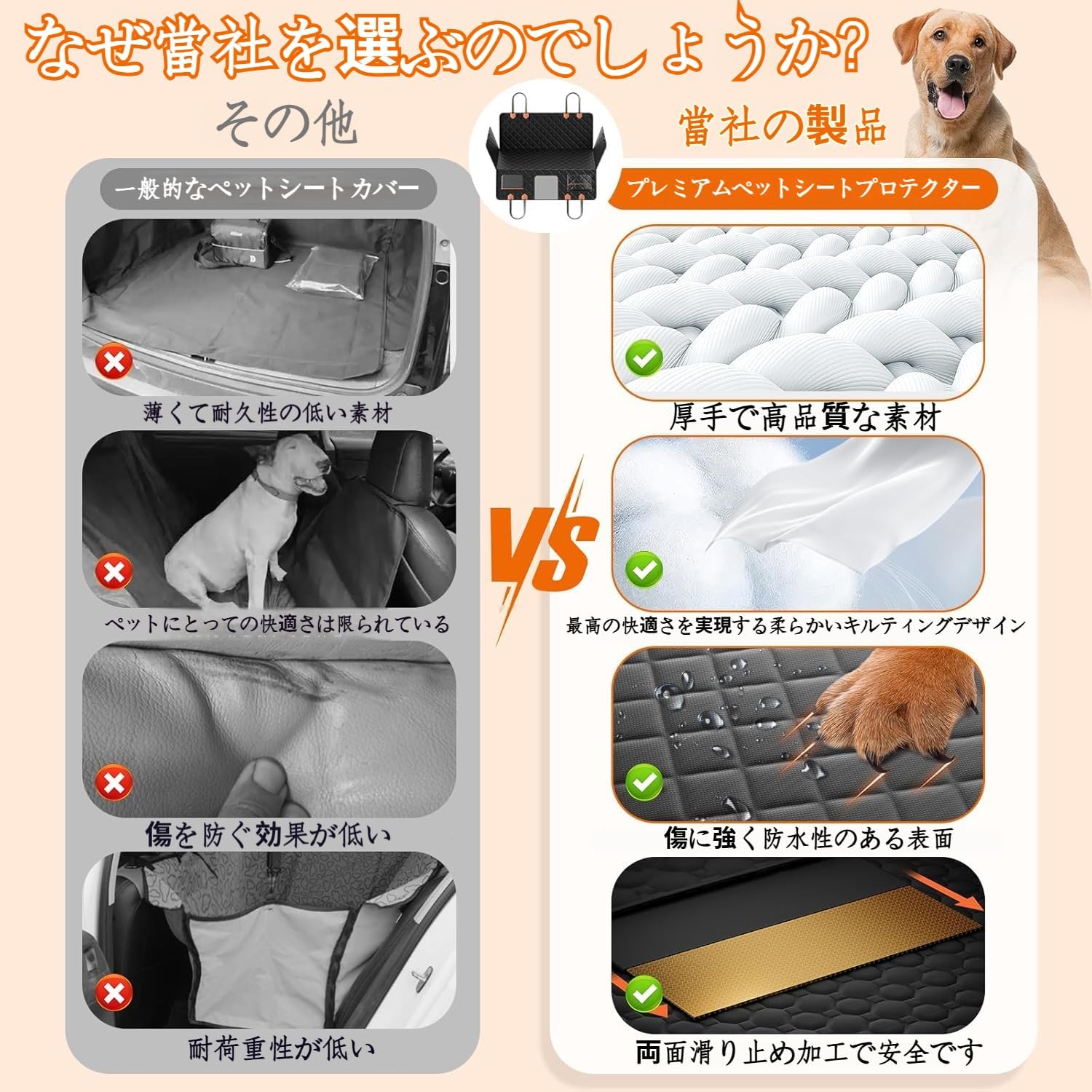 旅行、キャンプ、屋外での使用に適したユニバーサルペットカーシート 1.jpg